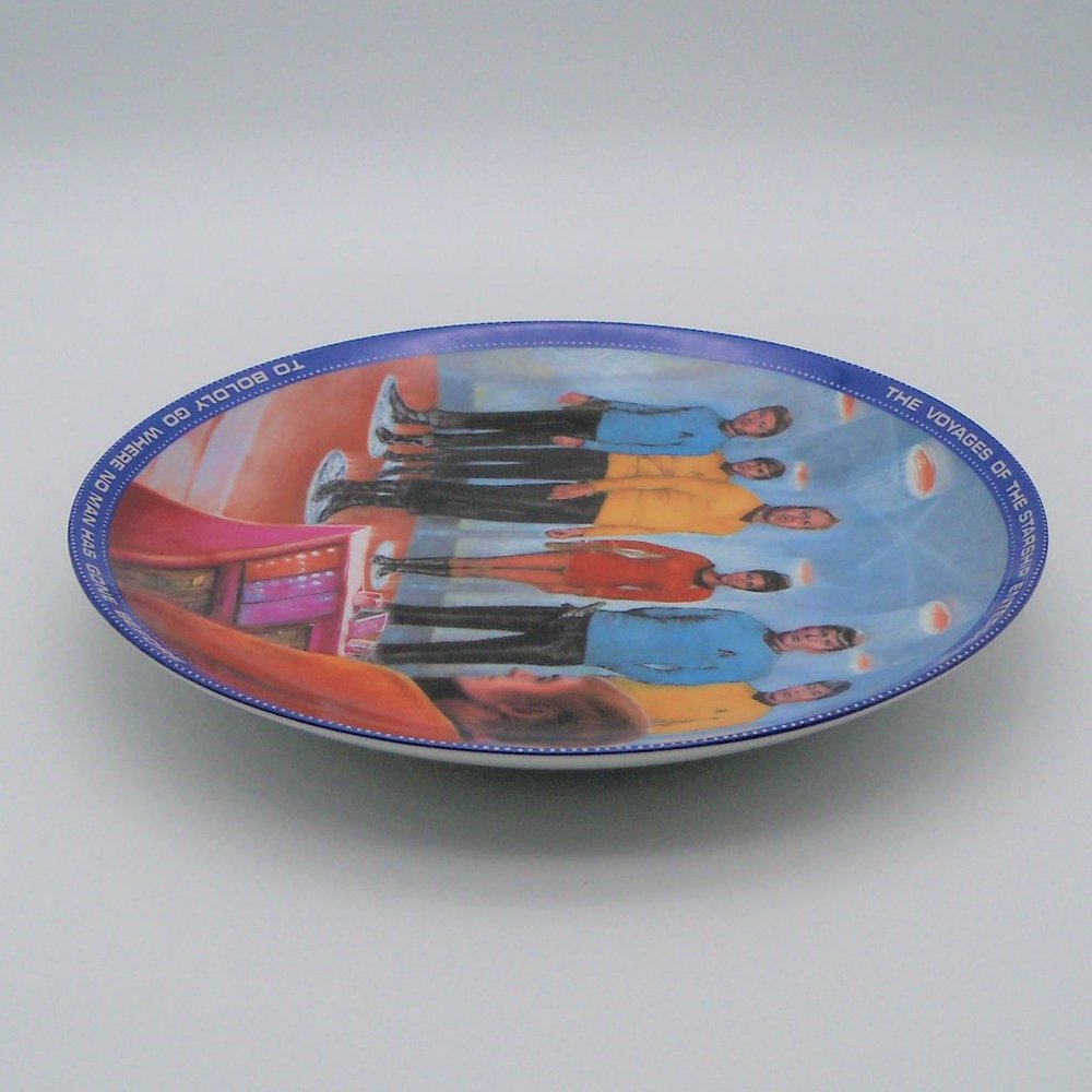 Vintage Star Trek TOS "Beam Us Down Scotty" Plate - Picture 5 of 12